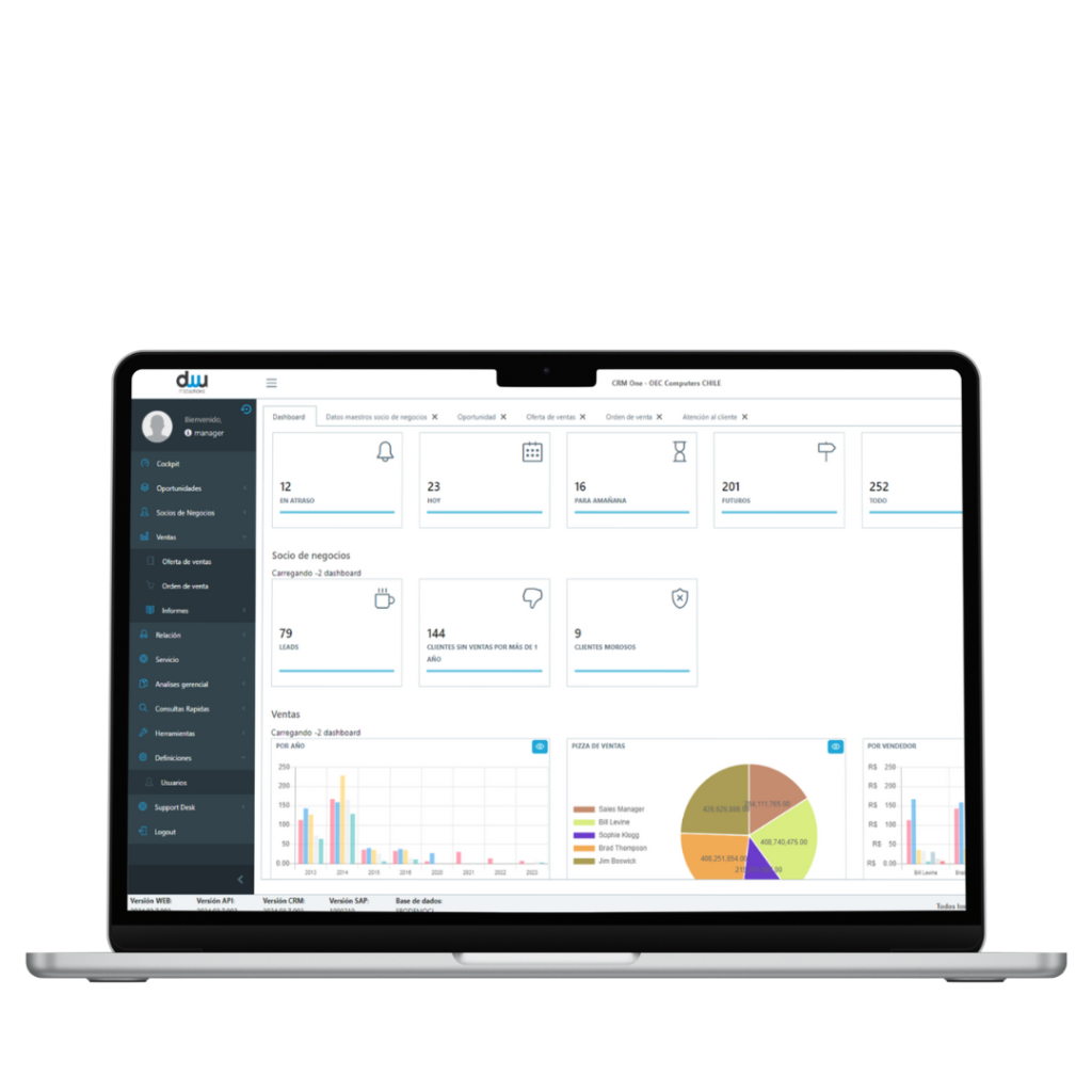 O melhor CRM para SAp B1 do Brasil e america latina