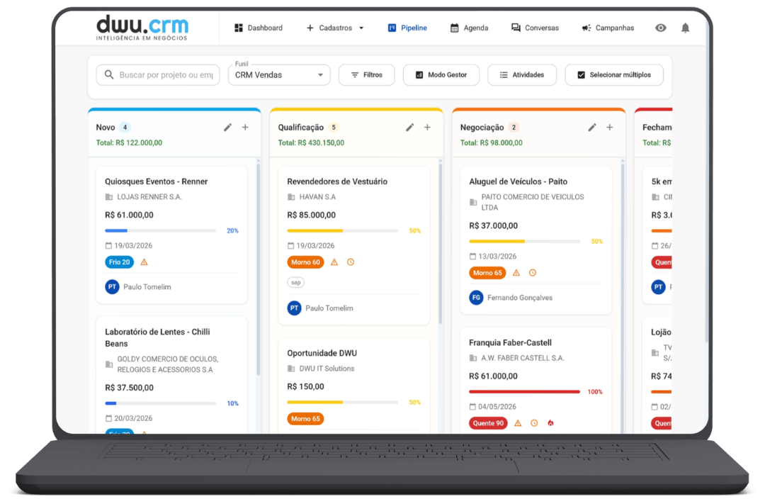 CRM INTELIGENTE COM IA