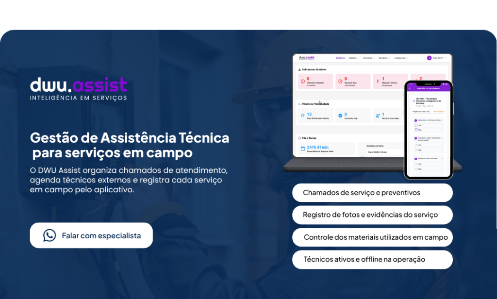 Gestão de assistência técnica